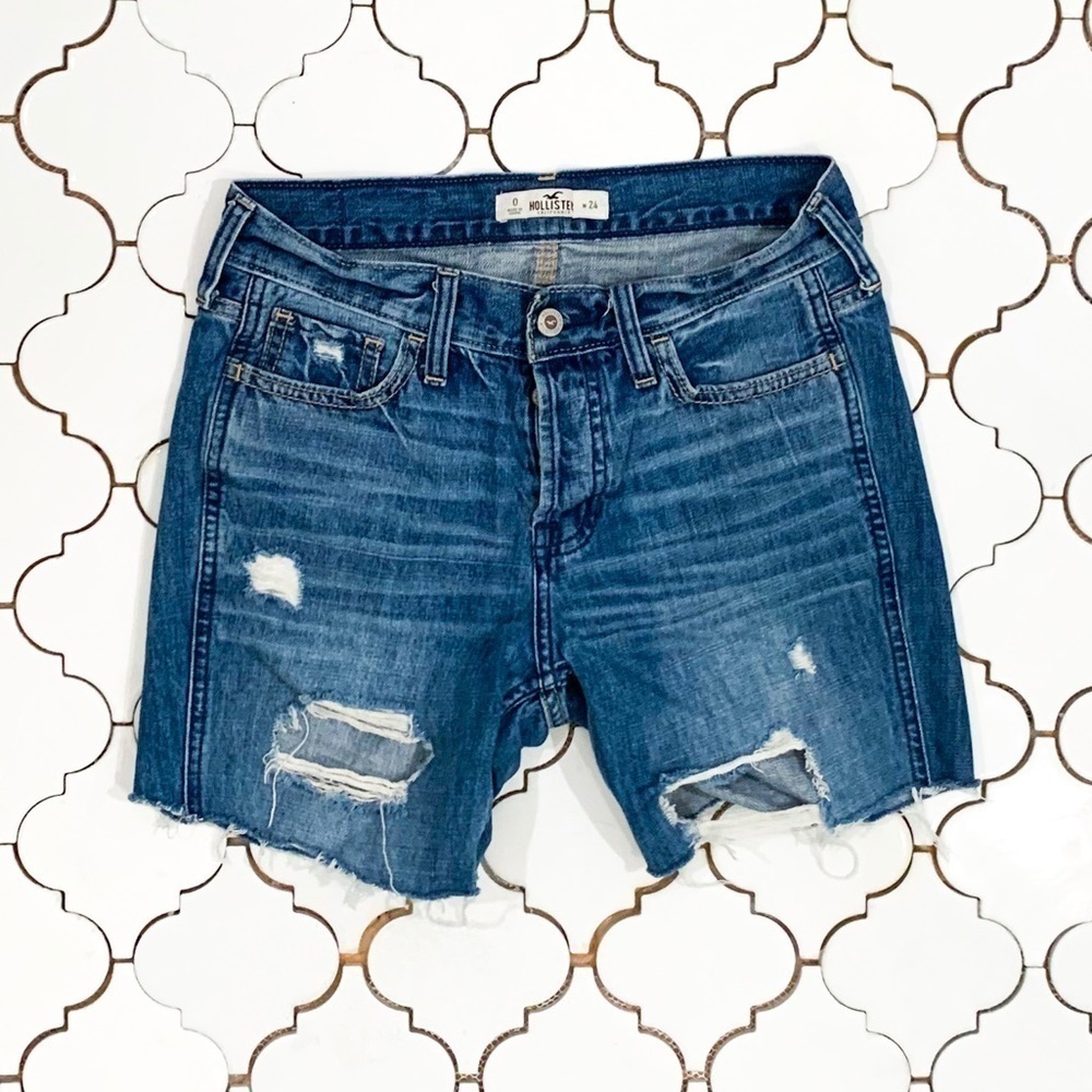Hollister Denim Distressed Shorts